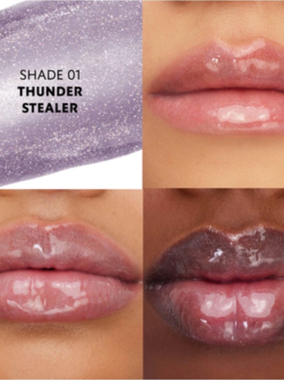 Yves Saint Laurent LOVESHINE Plumping Lip Oil Gloss - 1- Thunder Stealer - Picture 5 of 7